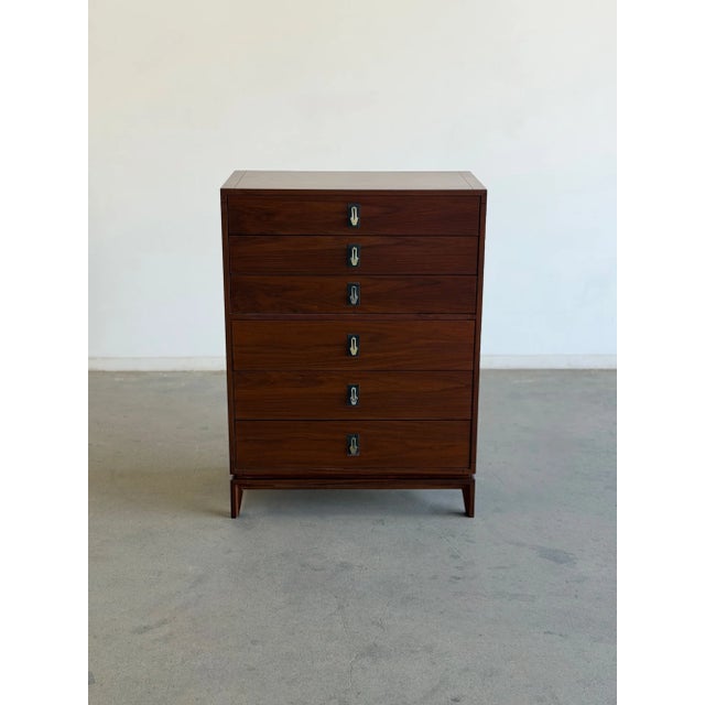 1960s Six Dresser Highboy by John Keal for Brown Saltman For Sale - Image 4 of 18