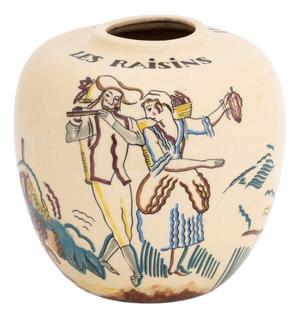 Robert Lallement "Les Raisins" Ceramic Jar