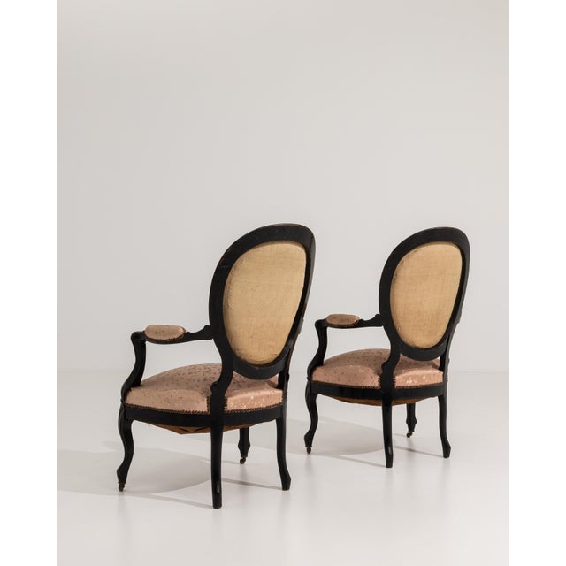 Pair Of Louis Philippe Armchairs For Sale - Image 11 of 12