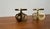 Vintage Brutalist Metal Candleholders, 1970s, Set of 2 For Sale - Image 6 of 18