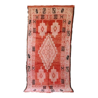 Moroccan Boujad Area Rug - 6'0" X 12'4" Ft For Sale