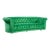 Mid Century Green Chesterfield Sofa For Sale