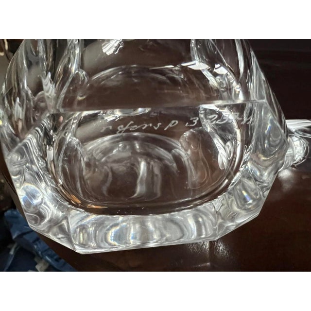 Orrefors Late 20th Century Orrefors Swedish Crystal Decanter For Sale - Image 4 of 4