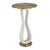 Kenneth Ludwig Chicago Sonia Modern Brass Accent Table For Sale - Image 4 of 8