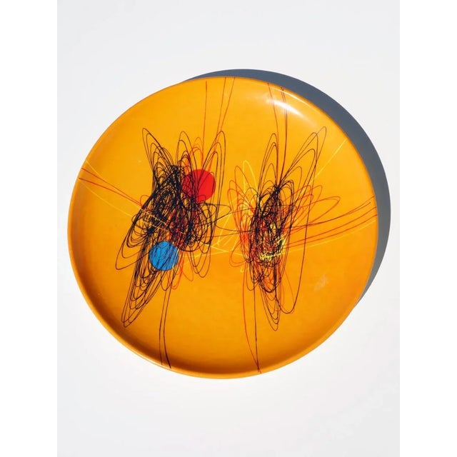 1950s Spiral Pottery Plate by Roberto Crippa for Ceramiche D'Arte Liberati, 1950s For Sale - Image 5 of 5