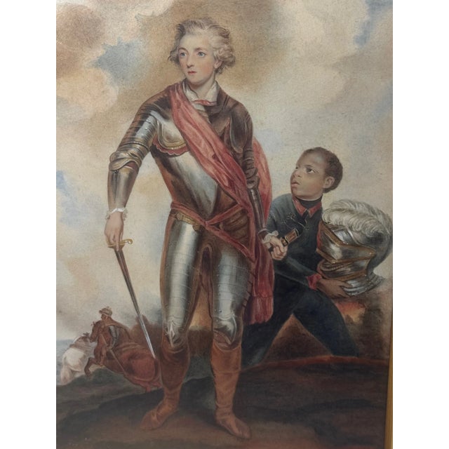 Rare c.1783 Grand Manner Portrait After Sir Joshua Reynolds — Charles Stanhope & Marcus Richard Fitzroy Thomas |...