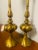 Rembrandt lamps Masterpieces, solid bronze, with original tags, a pair With original manufacturer booklets with design...