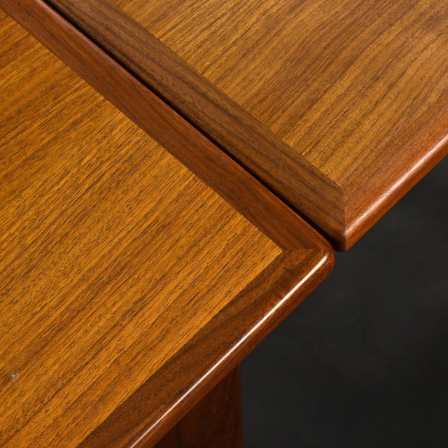 1960s Large Niels Otto Møller Extendable Danish Teak Dining Table for j.l. Møller For Sale - Image 5 of 16