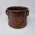 Antique Embossed Copper Cachepot Jardinière With Brass Serpent Handles For Sale In Tampa - Image 6 of 14