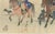 Chikanobu Triptych, Shogun Returns from the Hunt in Koganehara, 1897, Paper For Sale - Image 6 of 10