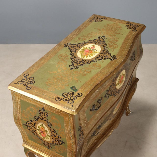 Wood Small Chest of Drawers in Lacquered and Painted Wood For Sale - Image 7 of 10