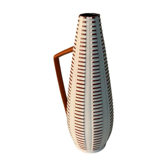 Pottery Pitcher or Jug from Goldscheider, West Germany For Sale - Image 6 of 6