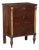Antique Empire Bedside Table in Walnut For Sale