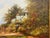 Realism Three Children and Dog in a Rowing Boat at a Farmhouse Flower Garden in England 1980 Circa For Sale - Image 3 of 17