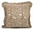 Fabdivine Indian Block Print Frill Cushion Cover 20x20 Inch Thick Cotton White- Kundanvan For Sale