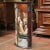 18th Century Italian Painted Corner Cabinet With Biblical Court Scene For Sale - Image 9 of 10