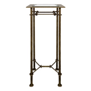 Wrought Iron Pedestal Table in the style of Diego Giacometti For Sale