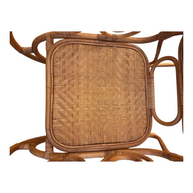 1970s Mid Century Elegant Rocking Chair in the Thonet Style For Sale - Image 5 of 6