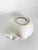 Large White Ceramic Seashell Catchall with Bird Decoration, 1960 For Sale - Image 6 of 12
