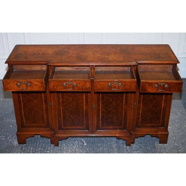 Antique Victorian Burr Walnut Sideboard by Jan Smith Brighton For Sale - Image 10 of 18