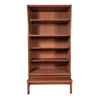 Vintage Bookcase in Beech, 1970s For Sale