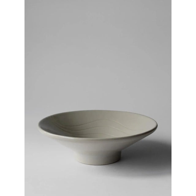 Ceramic Mid-Century Modern Ceramic Decorative Bowl by Ingegärd Burmeister, 1960 For Sale - Image 7 of 7
