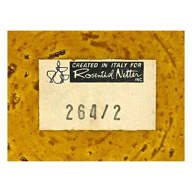 Mid-Century Modern Rosenthal Netter Mid-Century Modern Ceramic Vase For Sale - Image 3 of 3