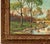 American Mid 20th Century George H. Barker Signed Pastoral Landscape Oil Painting in Ornate Gilt Frame For Sale - Image 3 of 5
