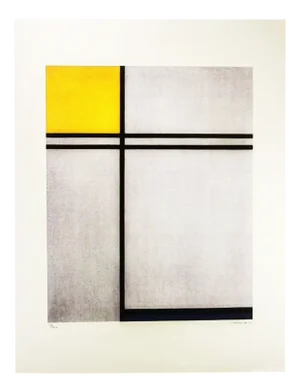 After Piet Mondrian, Composition, 1970s, Lithograph