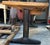 Brown Vintage 1950s Maple Student Desk With Black Steel Legs and Cubby Storage For Sale - Image 8 of 9