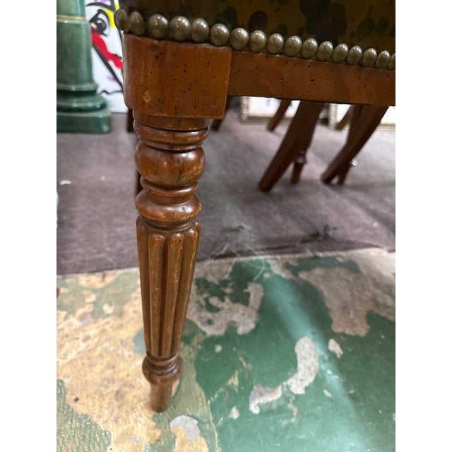 Neoclassical 1950s Set of 4 Neoclassical Klismos Wood Chairs For Sale - Image 3 of 8