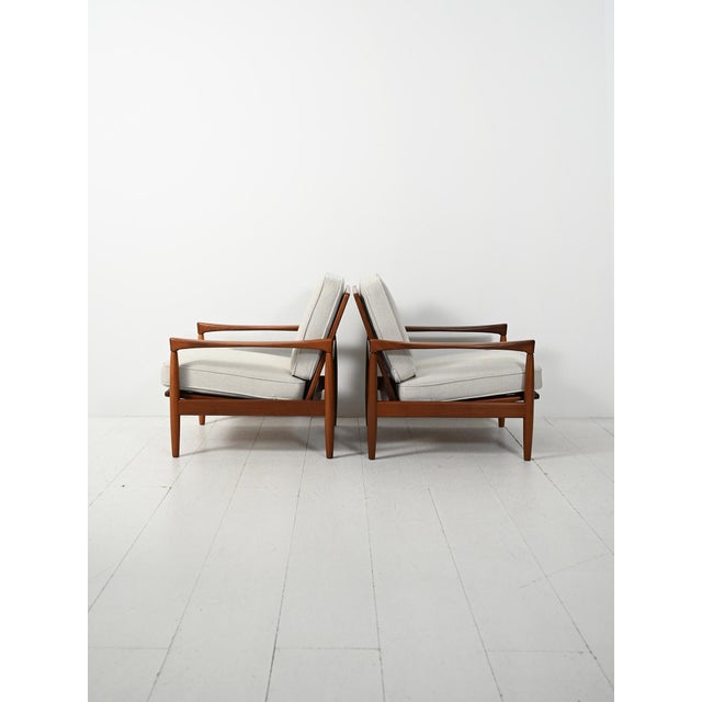 Scandinavian Kölding Armchairs by Erik Wørts, 1960s, Set of 2 For Sale - Image 13 of 13