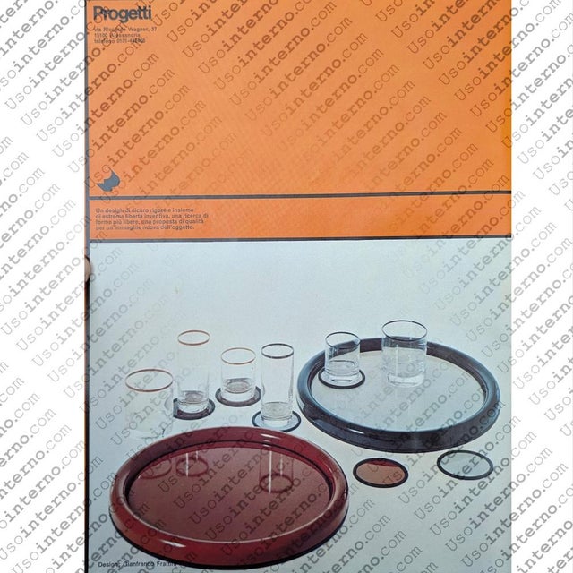 Glasses by Gianfranco Frattini for Progetti, 1970s, Set of 4 For Sale - Image 13 of 14