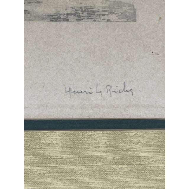 The School of Paris Early 20th Century Hand-Colored Engraving of Pont Neuf With the Notre Dame Cathedral For Sale - Image 3 of 4