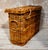 A lovely slim wicker linen or laundry basket. Made from wicker, with a two twisted wicker handles and a twisted wicker rod...