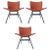 Lupina Chairs by Niko Kralj for Stol Kamnik, 1970s, Set of 3 For Sale - Image 16 of 16
