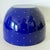 Paint 1960s Mid Century Modern Ampleur Ejiry Blue Oval Enamel Bowl W White Diamonds For Sale - Image 7 of 10