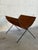 Animal Skin Brown Suede Leather Folding Magazine Holder Mid-Century Modern Vintage For Sale - Image 7 of 11