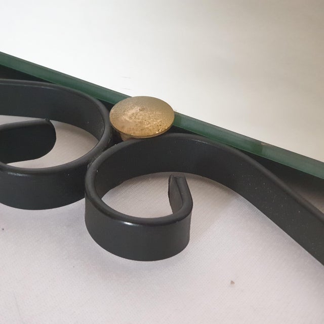 Vintage Wrought Iron Mirror, 1960 For Sale - Image 11 of 12