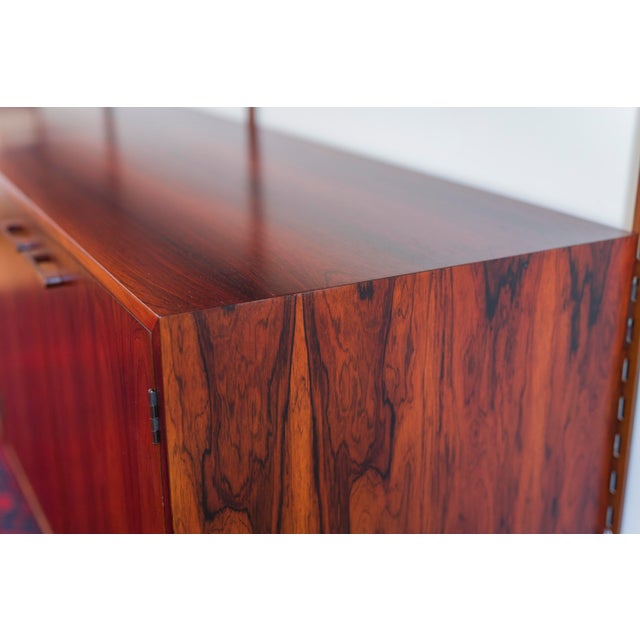 Rosewood Modular Wall Unit by Kai Kristiansen for FM Møbler, 1960s For Sale - Image 11 of 18