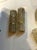 Modern Modern Murano Wave Glass and Brass Barrel Sconces - a Pair For Sale - Image 3 of 5