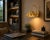 Metal Handcrafted Brass Scalloped Wall Sconce, Fluted Shade Vanity & Bedroom Wall Light For Sale - Image 7 of 10