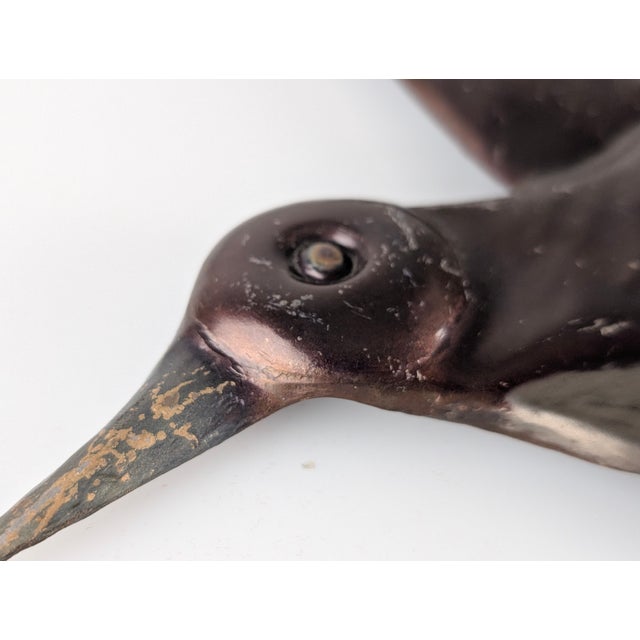 Metal Swallow Wall Sculptures, 1970s, Set of 2 For Sale - Image 11 of 14
