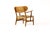 1960s Danish Modern / Mid Century Oak Lounge / Armchair – Attributed to Hans Wegner for Carl Hansen — Model Ch22 For Sale In Los Angeles - Image 6 of 12