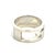 1990s 1990s Gucci Estate Ring Size 5 Sterling Silver 8 mm For Sale - Image 5 of 6