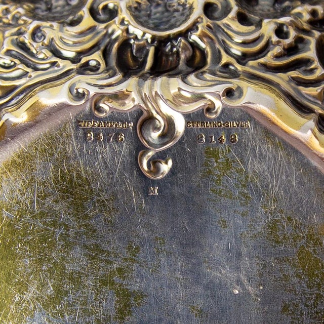 Art Nouveau Antique Tiffany & Co. Sterling Silver Hollowware Dish For Sale - Image 3 of 5