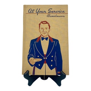 1940s "At Your Service the Way of Life in a Hotel" Ludwig Bemelmans 1st Edition Book For Sale