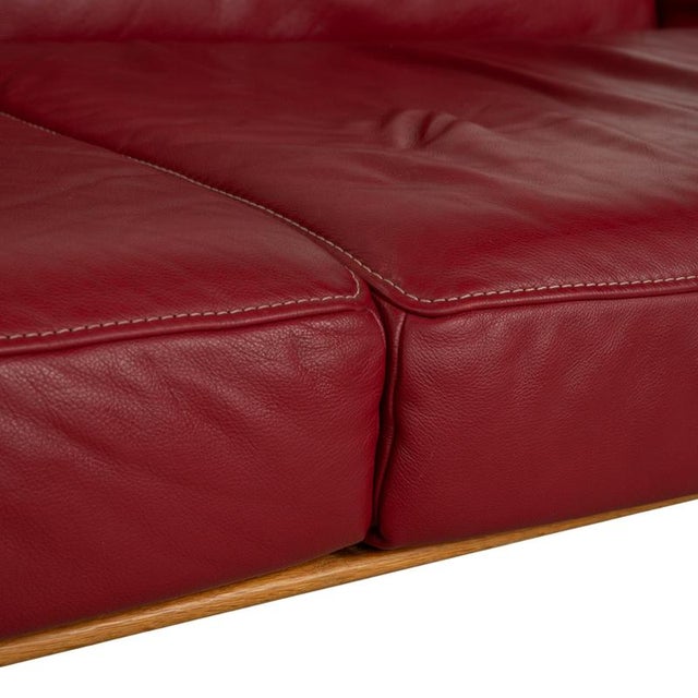 MR 495 Two-Seater Sofa in Leather from Musterring For Sale - Image 9 of 18