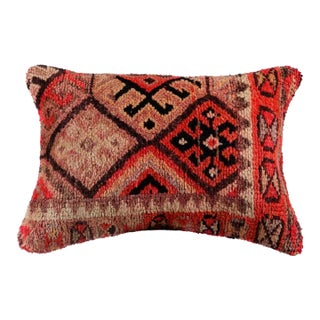 Reclaimed Rug Textile Pillow Cover For Sale