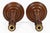 Antique Pair Mahogany Tall Turned Candlesticks For Sale In Boston - Image 6 of 7